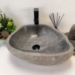Раковина из речного камня RS-63558 (45*40*15) 0122