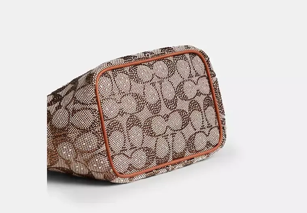 COACH СУМКА KISSLOCK 16, КОРИЧНЕВЫЙ