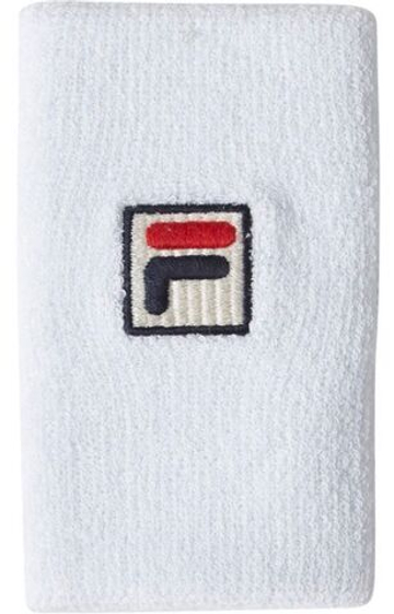 Напульсник теннисный Fila Arnst Long Wristband - белый