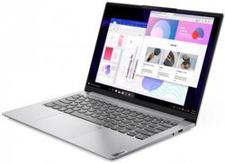 Ноутбук Lenovo Yoga Slim7 Pro 14ACH5, 14", IPS, AMD Ryzen 5 5600H 3.3ГГц, 8ГБ, 512ГБ SSD, NVIDIA GeForce MX450 - 2048 Мб, Windows 10 Home, 82NJ0002RK, серебристый
