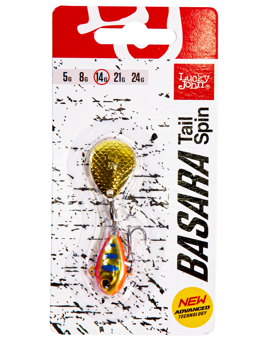 Тейл-спиннер Lucky John BASARA TAIL SPIN 14г, цвет 016