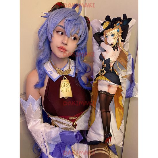 Мини дакимакура Навия Геншин Импакт арт. M1177, 60х20 см