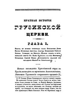 Краткая история грузинской церкви | Платон Иоселиани