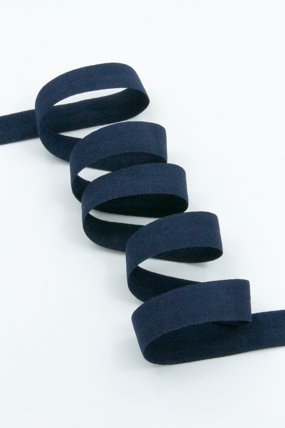 Бейка эластичная 15 мм матовая темно-синяя