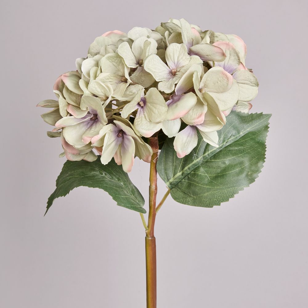 ЦВЕТОК ИСКУССТВЕННЫЙ "ГОРТЕНЗИЯ" ВЫСОТА=52СМ. (МАЛ=24 ШТ/КОР=72ШТ.)