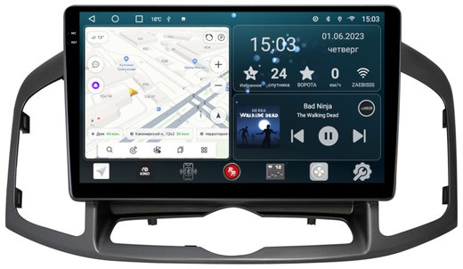 Магнитола для Chevrolet Captiva 2011-2015 - RedPower 109 Android 10, QLED+2K, ТОП процессор, 6Гб+128Гб, CarPlay, SIM-слот