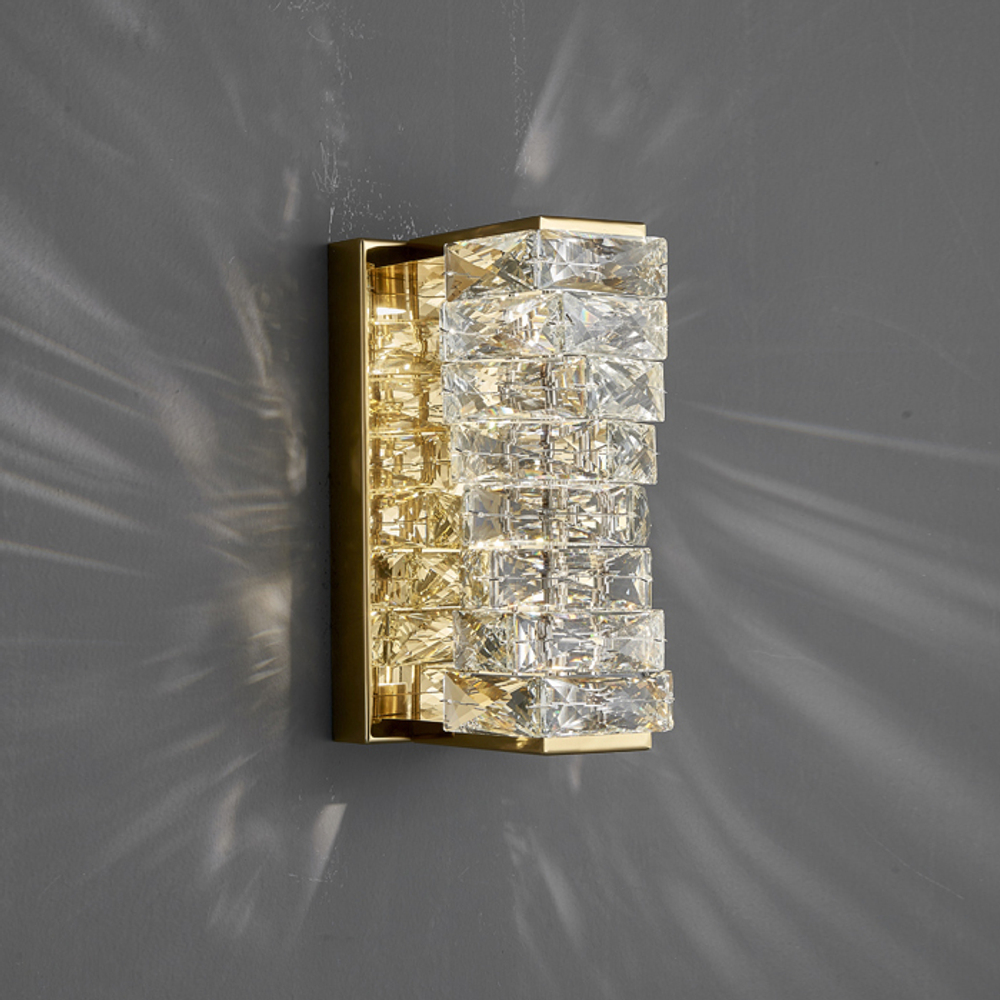 Настенный светильник 6005W/S gold/clear