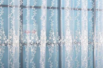 Микросетка с вышивкой Анесси-2 (белая)