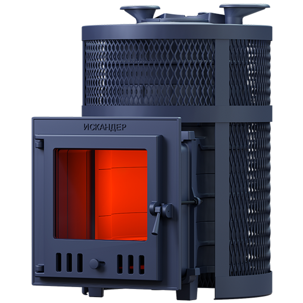 Чугунная печь для бани Искандер ЗК 18 (M) Ураган