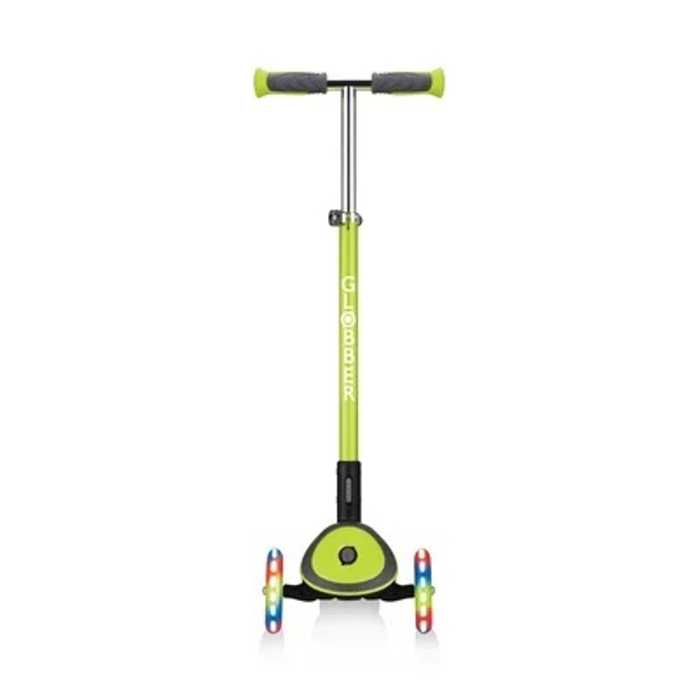 Самокат Globber Elite Deluxe Lights зеленый