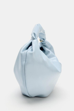 ZARA СУМКА СО СБОРКАМИ, СИНИЙ