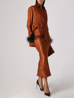 Юбка LEO, терракот