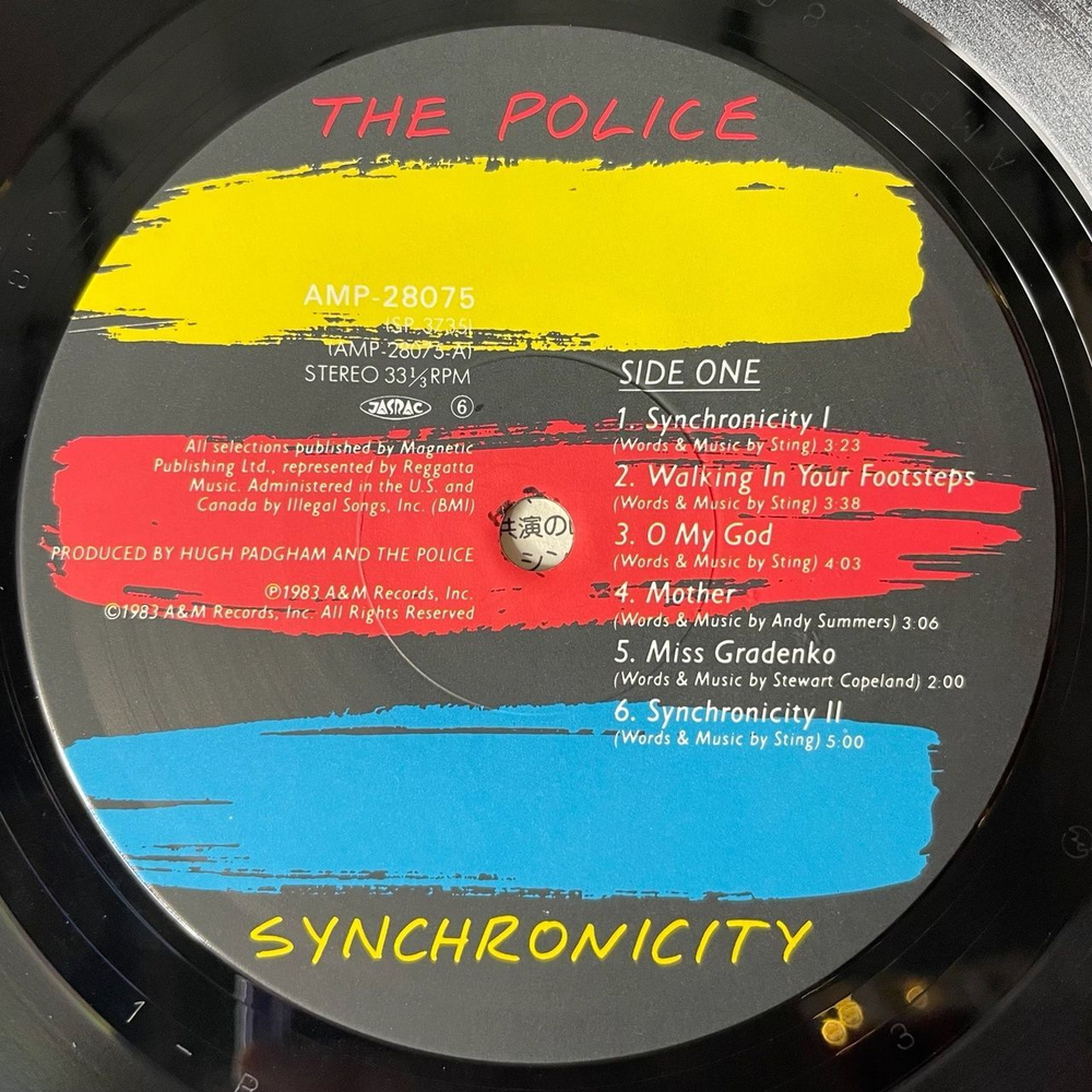 Винтажная виниловая пластинка LP The Police Synchronicity (Japan 1983) (Obi) Wrapped Around Your Finger