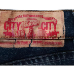 A Bathing Ape Bathing Ape Jeans All Cotton Брюки Zip Closure 0zxjnmx30350q синий