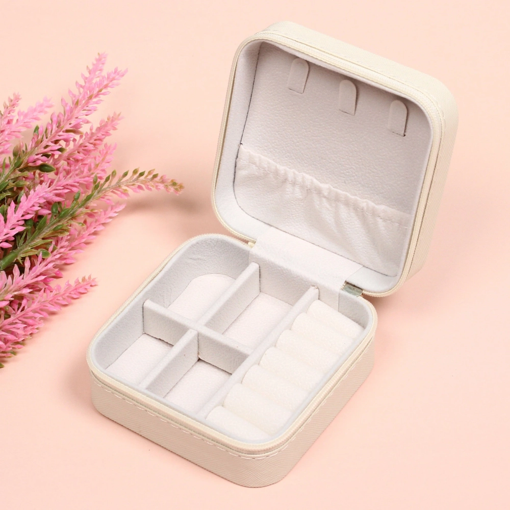 Шкатулка для украшений «ТАРТИ ТАН», цвет слоновая кость, 10*10*5см