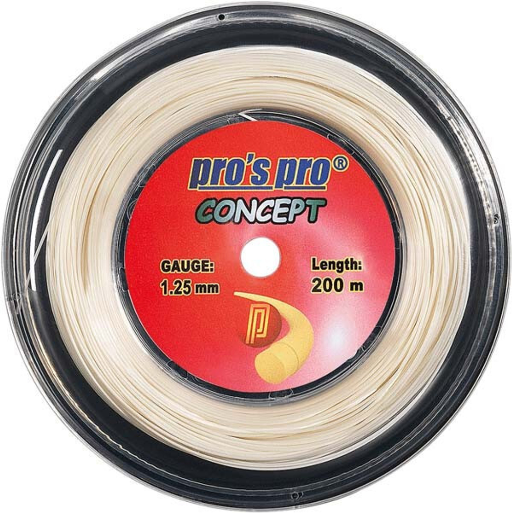 Струны теннисные Pro's Pro Concept (200 m) - white