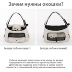 003 Сумка-почтальон для собак и кошек "SSOOOK Sling Bag"