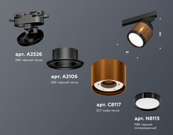 Ambrella Комплект трекового светильника GX53 Трековые XT8117001