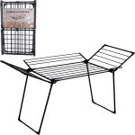 Сушилка для белья, раскладная, 90*108*99 см, мах 20 кг, цвет черный