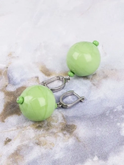 Серьги бижутерия из муранского стекла
