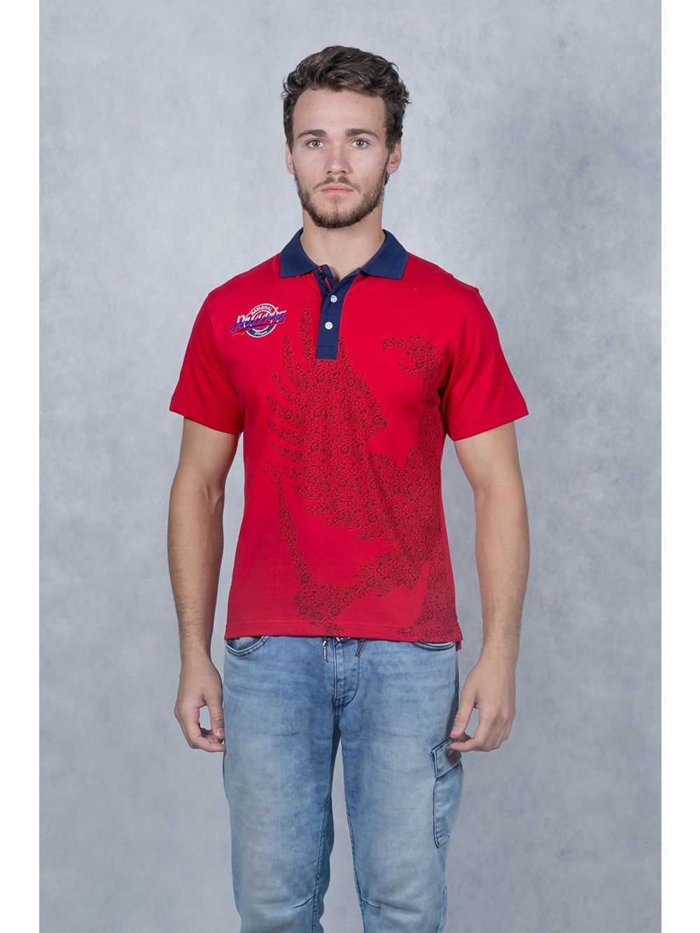 Рубашка-поло мужская Cottonfeels, красный 629495