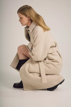 Женское Пальто Miruku Ecru