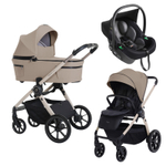 Детская коляска Espiro Yoga 3 в 1 2025 119 assana lotos voice of nature/Чёрный (Black 110)