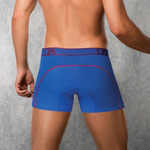 Мужские трусы-боксеры с сетчатыми вставками Doreanse Sexy (Размер: S) (Цвет: синий)