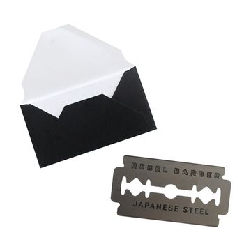 Классические сменные лезвия REBEL BARBER Double Edge Blade упаковка 10 шт