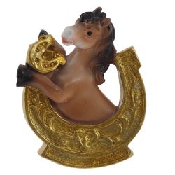 GAEM Магнит "Лошадка с подковой", L4,5 W1,5 H5,5 см, 6в.