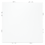 Выключатель встраиваемый VOLTUM S70 одноклавишный 10А, (белый матовый)