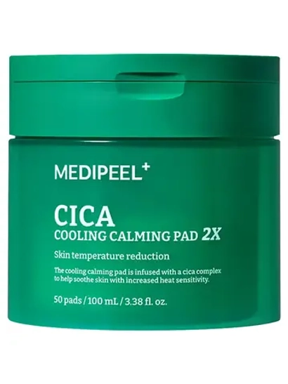 Medi-Peel Cica Cooling Calming Pad пэды с интенсивным успокаивающим и охлаждающим действием для чувствительной и раздраженной кожи