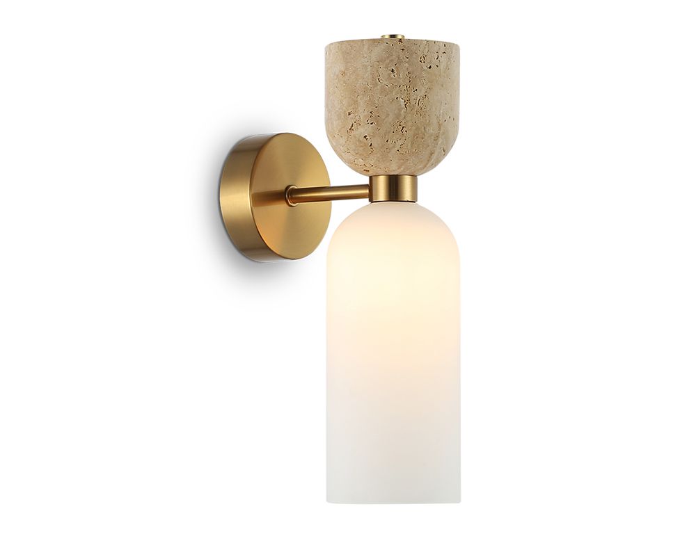 Ambrella Настенный светильник с травертином Ceramo Modern LH53327