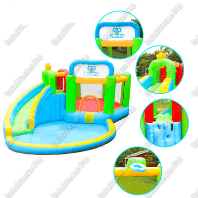 Батут в квартиру "Водная горка" 5,2*4,1*2,25 м