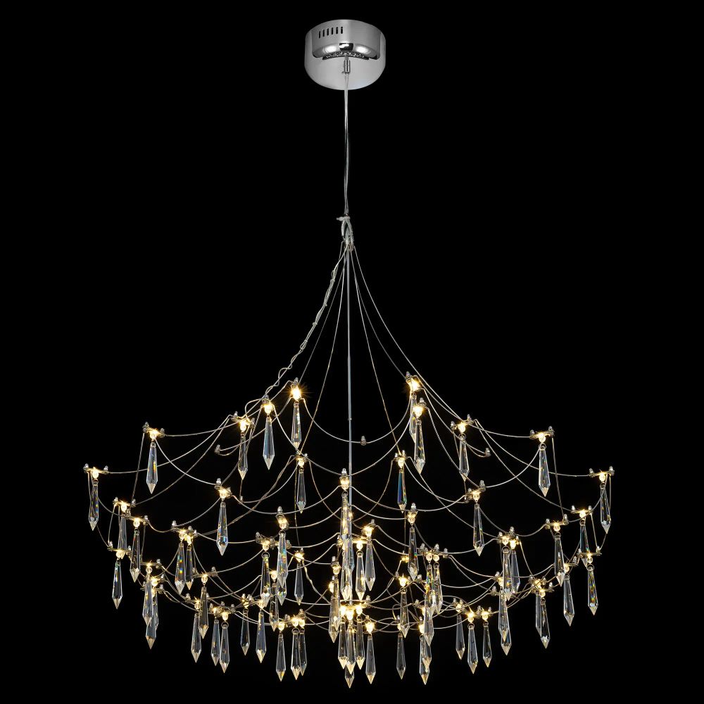 Citilux ASTER CL208020 LED Хрустальная люстра с пультом