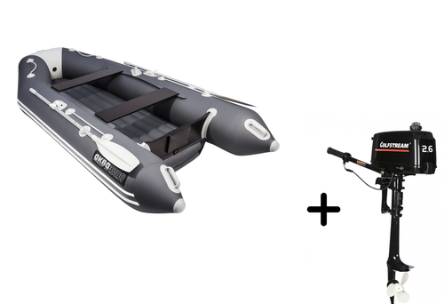 Аква-3200 НДНД + Golfstream T 2.6 BMS (комплект лодка + мотор)