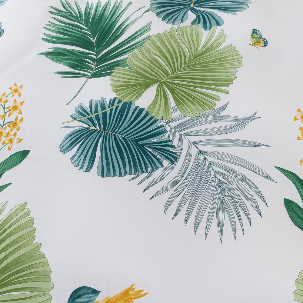 Комплект постельного белья Делюкс Сатин 100% хлопок на резинке LR449