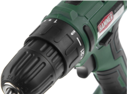 Аккум.дрель Hammer Flex ACD12BS  12В 2АКБx2Ач 10мм 0-350/0-1350об/мин 32Нм в кейсе быстр зарядка