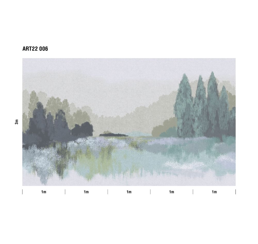 Пейзаж 2 Амурский лес панно