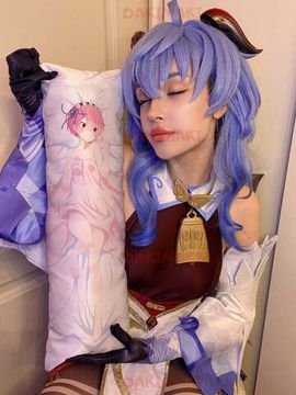 Мини дакимакура Рам из Re:Zero. Жизнь с нуля в альтернативном мире арт. M0233, 60х20 см