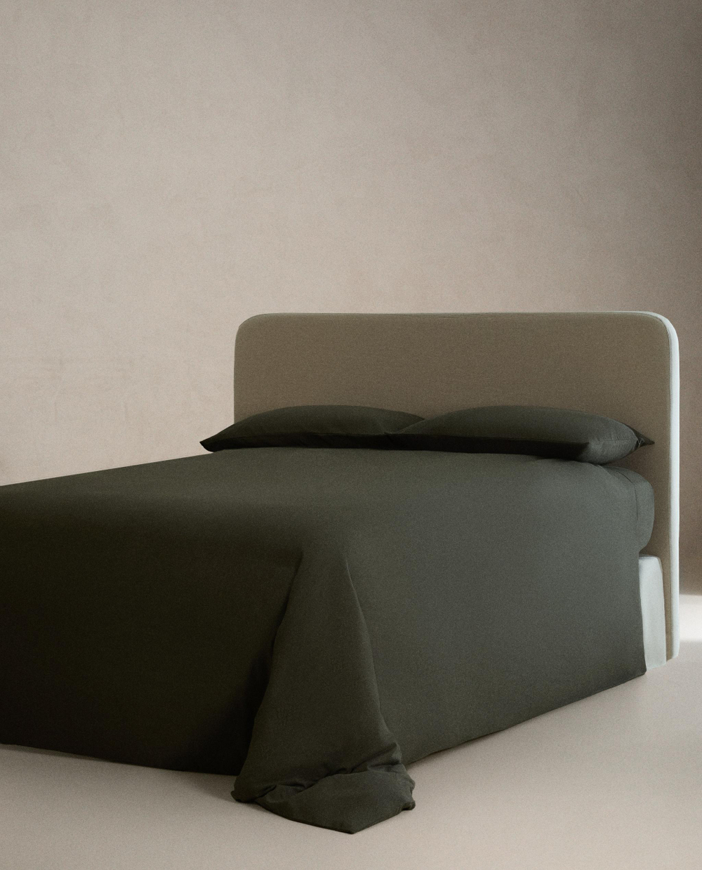 Пододеяльник Zara Home, хлопок 90%, однотонный, 5150/088