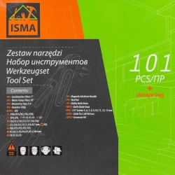 Набор инструментов 101пр.,в блистере ISMA ISMA-51011
