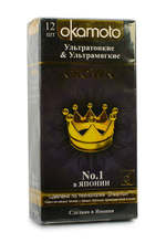 Презервативы OKAMOTO Crown Ультратонкие (12 шт.)