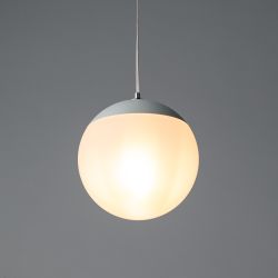 Светильник подвесной (подвес) ЭРА ADELAIDA PL35 WH G9 потолочный шар белый