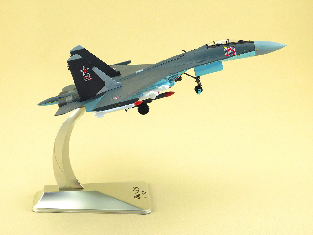 Модель самолета Су-35С (М1:72, Графит, металл.)