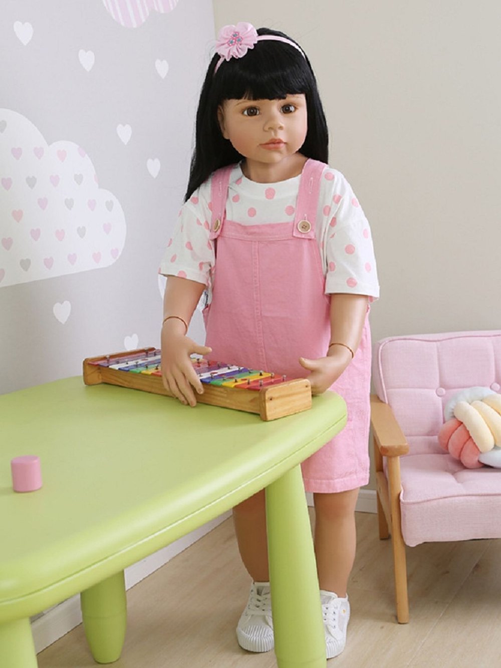 Кукла Реборн ростовая 98см в пакете (FA-260)