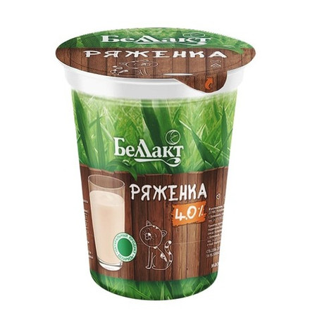 Ряженка 4% 380г. Беллакт