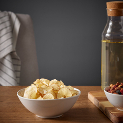 IKEA GODMIDDAG (ГОДМИДДАГ) - тарелка, белая, 16 см (005.850.30)