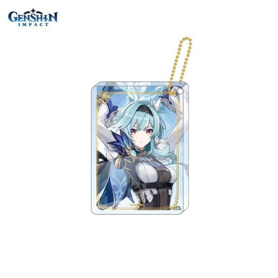Брелок акриловый Characters Acrylic Block Strap Eula 6974696611403