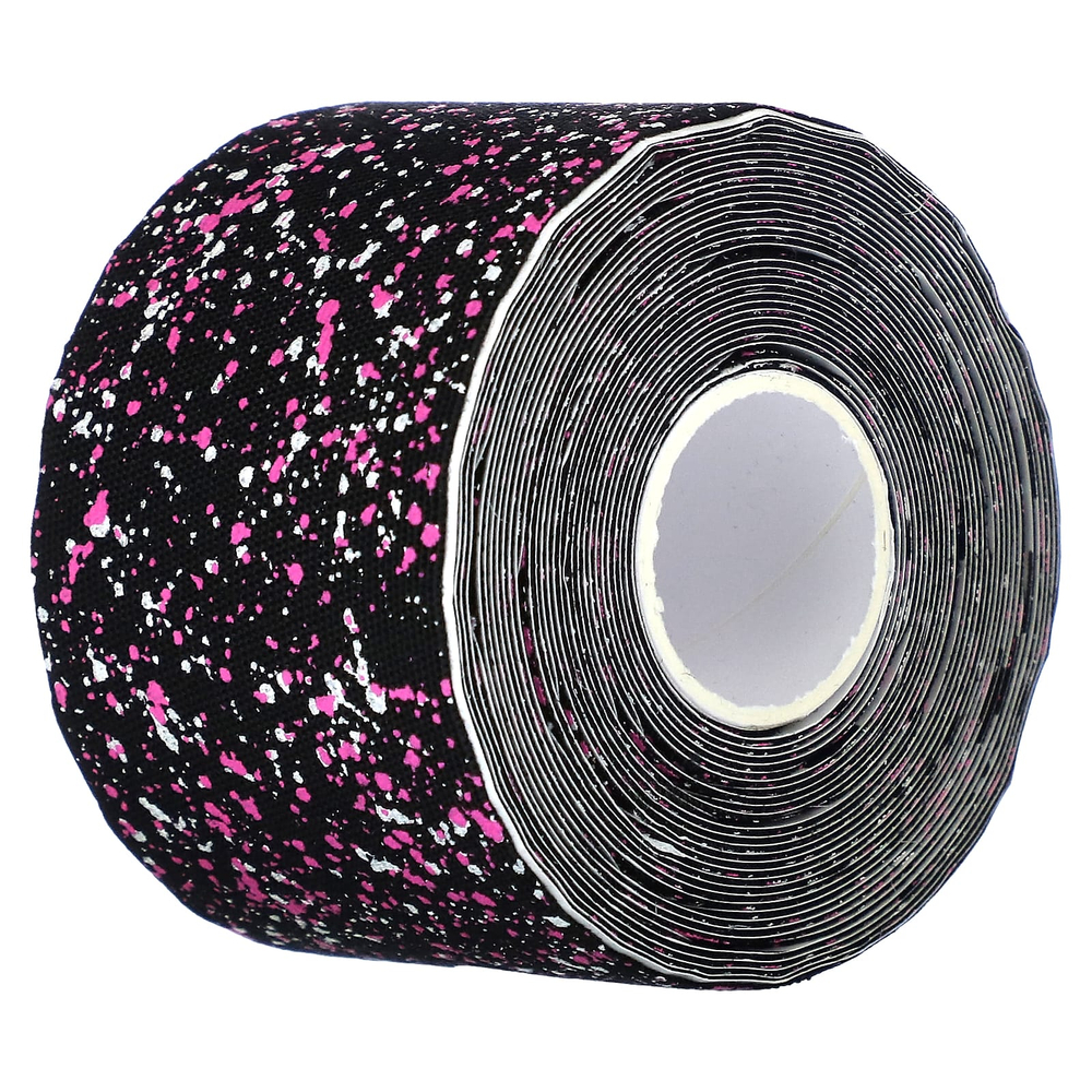 Heali Medical Corp, дышащее эластичное кинезиологическое тейпирование, розовые пятна, 20 предварительно нарезанных полосок